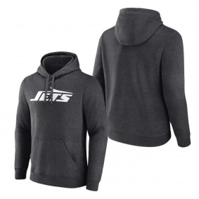 Men's New York Jets Charcoal Primary Logo Pullover Hoodie