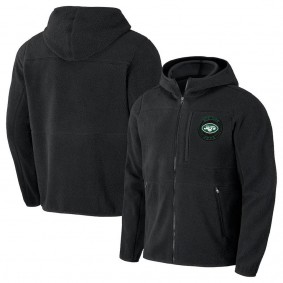 New York Jets NFL x Darius Rucker Sherpa Full-Zip Hoodie Black