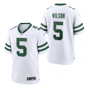 Men's New York Jets Garrett Wilson Legacy White Game Jersey