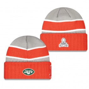 Men's New York Jets Gray 2024 NFL Pro Bowl Cuffed Knit Hat