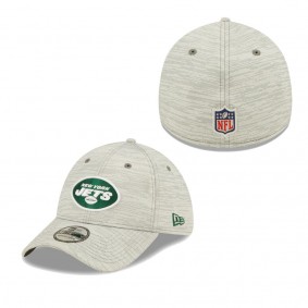 New York Jets Gray 2022 NFL Training Camp Official Coach 39THIRTY Flex Hat