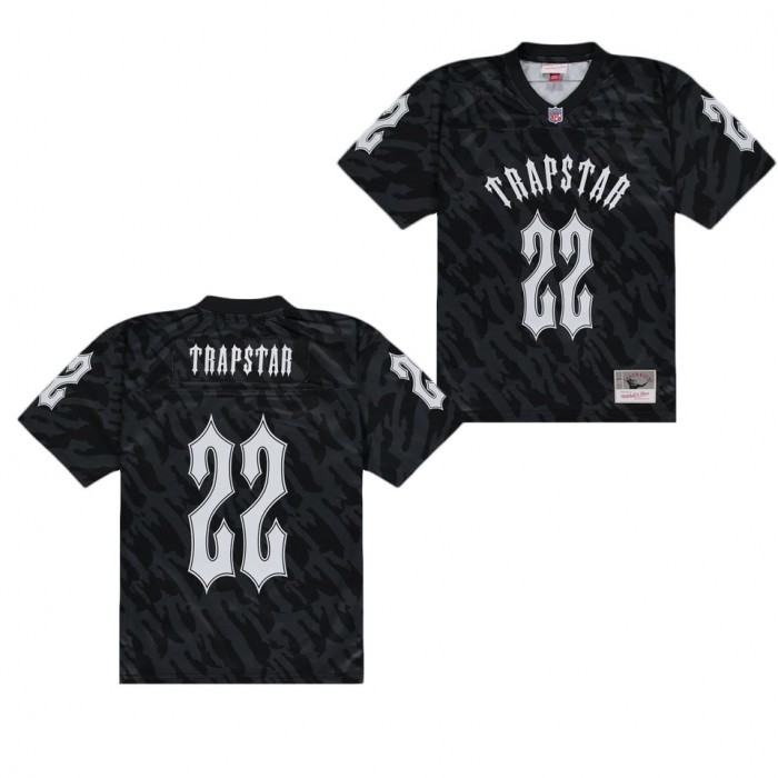 NFL Trapstar Black Football Jersey