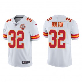 Men's Kansas City Chiefs Nick Bolton White Vapor Limited Jersey