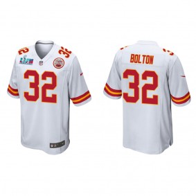 Nick Bolton Men's Kansas City Chiefs Super Bowl LVII White Game Jersey