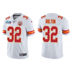 Nick Bolton Men's Kansas City Chiefs Super Bowl LVII White Vapor Limited Jersey