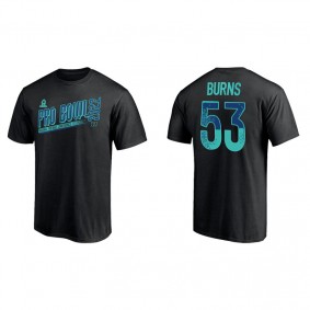 Men's Carolina Panthers Brian Burns Black 2022 NFC Pro Bowl T-Shirt