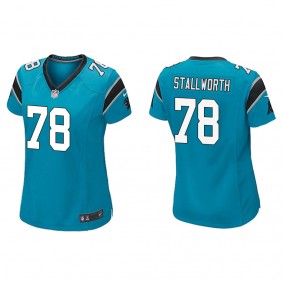 Women's Carolina Panthers Taylor Stallworth Blue Game Jersey