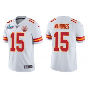 Patrick Mahomes Men's Kansas City Chiefs Super Bowl LVII White Vapor Limited Jersey