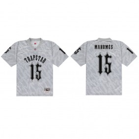 Patrick Mahomes Trapstar Gray Football Jersey