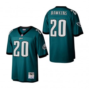 Men's Philadelphia Eagles Brian Dawkins Mitchell & Ness Midnight Green 1996 Legacy Replica Jersey