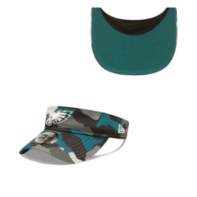 Philadelphia Eagles Camo 2022 NFL Training Camp Official Adjustable Visor