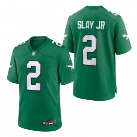 Men's Philadelphia Eagles Darius Slay Kelly Green Alternate Game Player Jersey