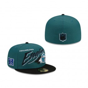 Philadelphia Eagles Helmet 59FIFTY Fitted Hat