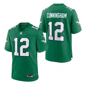 Men's Philadelphia Eagles Randall Cunningham Kelly Green Alternate Retired Player Game Jersey