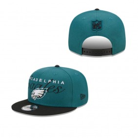 Philadelphia Eagles Script Overlap 9FIFTY Snapback Hat