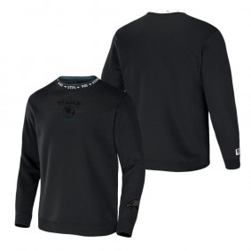 Men's Philadelphia Eagles NFL x Staple Black Globe Crewneck Pullover