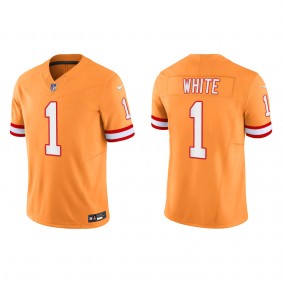 Rachaad White Tampa Bay Buccaneers Orange Throwback Vapor F.U.S.E. Limited Jersey