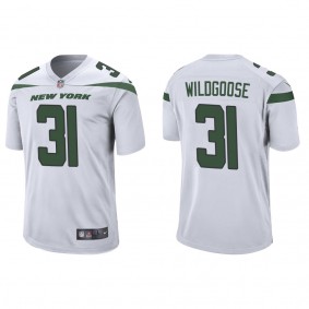 Men's New York Jets Rachad Wildgoose White Game Jersey