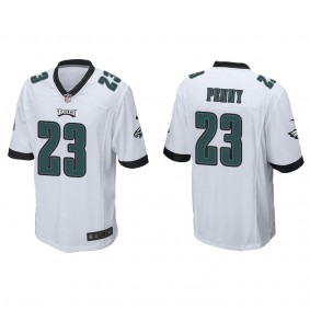 Men's Philadelphia Eagles Rashaad Penny White Game Jersey