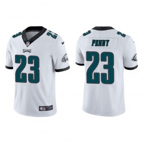 Men's Philadelphia Eagles Rashaad Penny White Vapor Limited Jersey