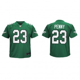 Rashaad Penny Youth Philadelphia Eagles Kelly Green Alternate Game Jersey