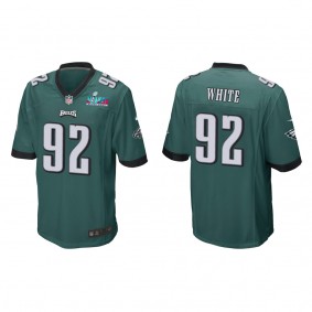 Reggie White Men's Philadelphia Eagles Super Bowl LVII Midnight Green Game Jersey