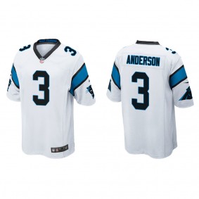 Men's Carolina Panthers Robby Anderson White Game Jersey