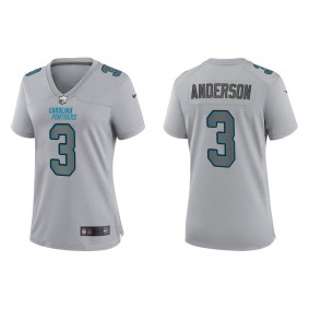 Robby Anderson Women's Carolina Panthers Gray Atmosphere Fashion Game Jersey