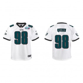 Robert Quinn Youth Philadelphia Eagles Super Bowl LVII White Game Jersey