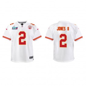 Ronald Jones II Youth Kansas City Chiefs Super Bowl LVII White Game Jersey