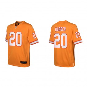 Ronde Barber Youth Tampa Bay Buccaneers Orange Throwback Game Jersey