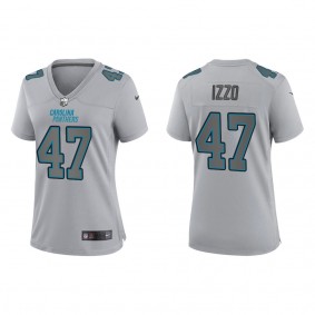 Ryan Izzo Women's Carolina Panthers Gray Atmosphere Fashion Game Jersey