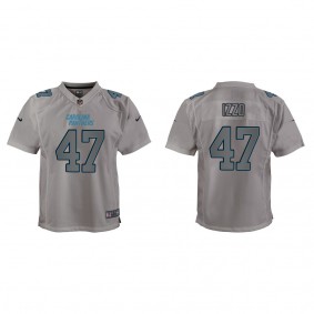 Ryan Izzo Youth Carolina Panthers Gray Atmosphere Game Jersey