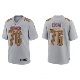 Samuel Cosmi Washington Commanders Gray Atmosphere Fashion Game Jersey