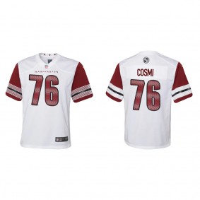 Youth Samuel Cosmi Washington Commanders White Game Jersey