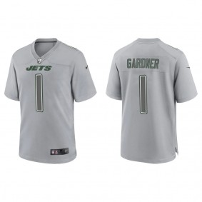 Sauce Gardner Men's New York Jets Gray Atmosphere Fashion Game Jersey