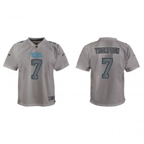 Shaq Thompson Youth Carolina Panthers Gray Atmosphere Game Jersey