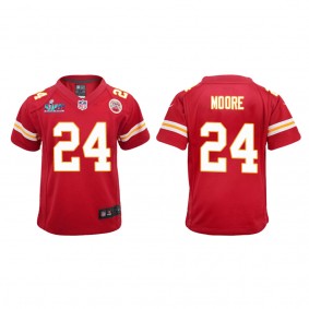 Skyy Moore Youth Kansas City Chiefs Super Bowl LVII Red Game Jersey