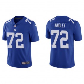 Men's New York Giants Solomon Kindley Blue Vapor Limited Jersey