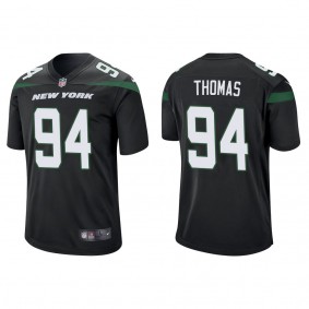 Men's New York Jets Solomon Thomas Black Game Jersey