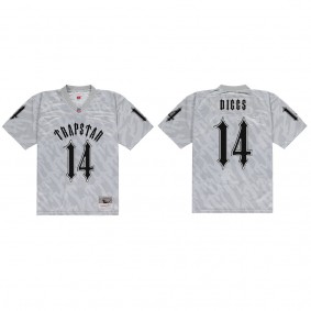 Stefon Diggs Trapstar Gray Football Jersey