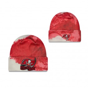 Men's Tampa Bay Buccaneers Red 2022 Sideline Ink Dye Cuffed Knit Hat