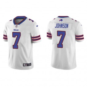 Men's Buffalo Bills Taron Johnson White Vapor Limited Jersey