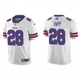 Men's Taylor Rapp Buffalo Bills White Vapor Limited Jersey