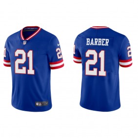 Tiki Barber Giants Royal Classic Vapor Limited Jersey