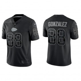 Tony Gonzalez Kansas City Chiefs Black Reflective Limited Jersey