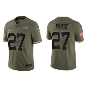 Tre'Davious White Buffalo Bills Olive 2022 Salute To Service Limited Jersey