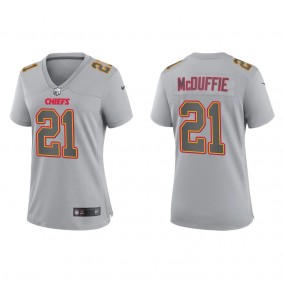 Trent McDuffie Women's Kansas City Chiefs Gray Atmosphere Fashion Game Jersey