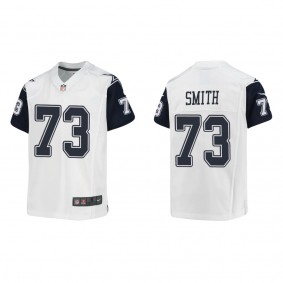 Youth Tyler Smith Dallas Cowboys White Alternate Game Jersey