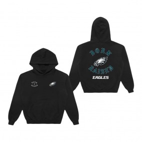 Unisex Philadelphia Eagles Born x Raised Black Pullover Hoodie